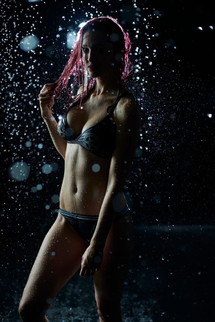 Jaclyn Glenn Rain Room Photoshoot 15+ Pictures. 