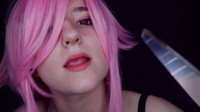 Aftynrose ASMR Psycho Bitch Obsessed With a Knife Against your Neck
